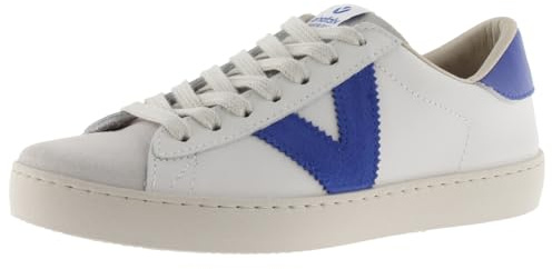 victoria Sneaker Unisex Berlin Leder & Farbige Einsätzen & Veloursleder-Zehenkappe 1126142 für Erwachsene ROYAL 40