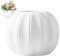 Halloween Dekor Kürbis Vase 4,5 Zoll hohe Keramikkürbis -Pflanzer einzigartige Mini -Pflanzentopf getrocknete Blütenarrangement Vase Dekor für Ernte Thanksgiving Halloween Weiß
