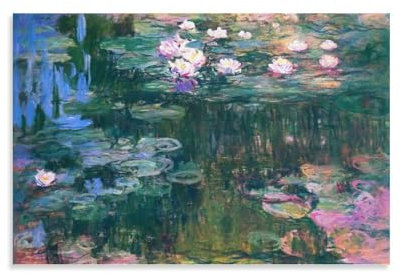 NENGKUAI Claude Monet Art Print The Water Lily Pond Wall Art Poster Canvas Print Decorative Painting; Unframe; 12x18inch(30x45cm)