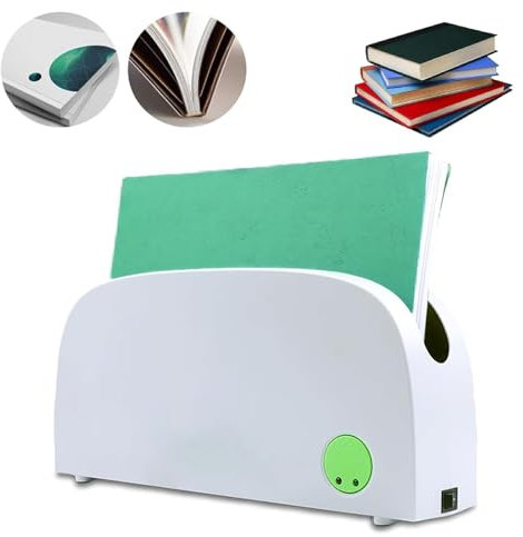 LHQYA Heißklebebindegerät, A4-Heißbindegerät Mit Kühltank, 3 Minuten Schnelles Vorheizen/maximale Bindedicke 33 Mm, Für Versicherungsverträge