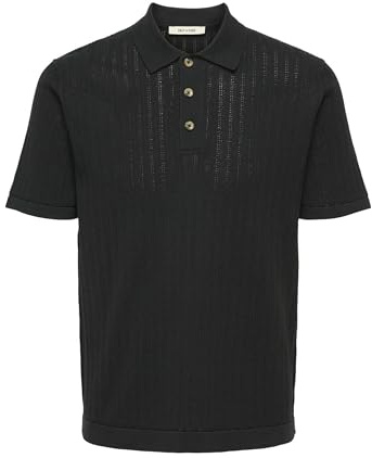 Only & Sons Herren Onsmoon Reg 12 Ss Polo Knit Onsmoon Reg 12 Ss Polo Knit (1er Pack)