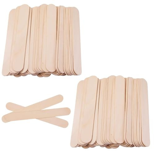 Spatules À Cires, Spatules Épilation En Bois, Bâtons De Cire En Bois, 100 Pièces Spatule Bois Pour Cire, Spatule Bois Epilation Bâtons, Spatule Cire Epilation Jetable, Bâtons Applicateurs À Cire