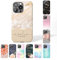 Tirita Personalised Phone Case for iPhone 13 – Hard Case or Cover With Custom Name or Initials – Cute Personalised Gift for Women or Girls [15. Marble Gold Beige]