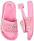 Pantofole Estive Bambina Scarpe da Spiaggia Bambini Ragazze Antiscivolo Leggere Infradito e Ciabatta e Piscina Morbido Gomma Pantofole da Bagno Interno da Esterno Sandali 26 Rosa