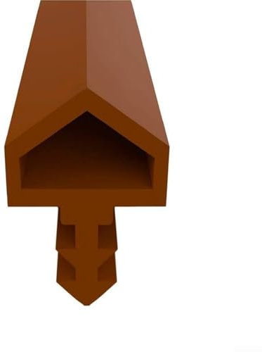 Nastro sigillante per porte e finestre, 5 m, isola dal freddo e riduce l'inquinamento acustico (marrone)