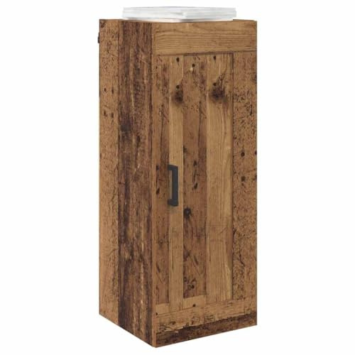 vidaXL Wandschrank Altholz 34,5 x 34 x 90 cm Holzwerkstoff