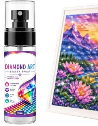 Skyddande diamanttätning, stark hantverksspray, fin dimma | Permanent vidhäftning, transparent skydd med säker formel, slät finish, konsttillbehör för galleri och