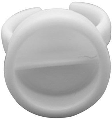 Eyelash Glue Holder,100PCS Disposable Plastic Glue Ring Nail Art Holders Tattoo Individual False Eyelash Extension Adhesive Pigment Holders Beauty Tool (Large (Separated))