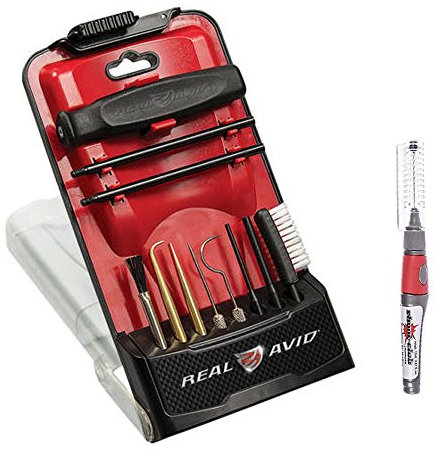 REAL AVID Gun Boss Pro Precision Cleaning Tool - Waffen Reinigungsset inklusive original Shoot-Club Oilpen