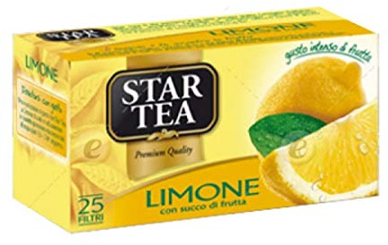 Star The Limone tè tea box 25 Teebeutel Zitrone 37,5g Schwarztee