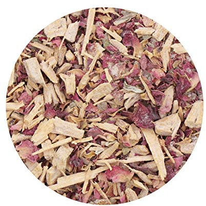 NKlaus 100g Rosenblütenweihrauch Räucherwerk mit Sandelholz Weiss Dammar Räuchermischung Weihrauch Naturprodukt 1496