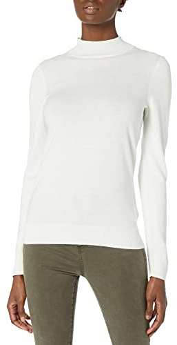 Amazon Essentials Pull léger à col montant (grandes tailles disponibles) Femme