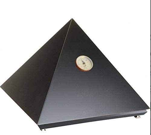 Lifestyle-Ambiente Adorini Humidor Pyramid M Schwarz - Deluxe inkl Tastingbogen
