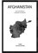 Nacnic Poster Afghanistan. Blätter von Ländern und Kontinenten. A4-Format