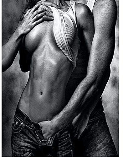 5D Diamant Painting Bilder Kits DIY Vollbohrer Sexy Paar Erwachsene Kinder Bunt Kristall Diamant Bilder Handarbeit Stickerei Diamond Painting Kreuzstich Art Wohnkultur C2064 50x70cm