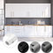 White Wallpaper Self Adhesive Sticky Back Plastic Roll,Cahomo PVC Furniture Stickers Waterproof Contact Paper Removable Peel and Stick Vinyl Film for Walls Table Kitchen Shelf Liner 61 * 550cm