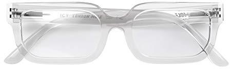 LONDON MOLE Brillen - ICY Lesebrille - Rechteckig Brille - Lesebrille Lesehilfe - Coole Leser - Designer-Brillen - Herren - Damen - Unisex - Federscharniere - Lesebrille