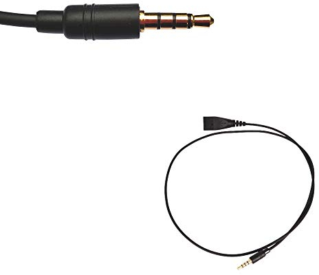 GEQUDIO 3,5mm-Klinke-Kabel einzeln - kompatibel mit FritzFon C6 X6, MacBook, Smartphone, Speedphone, Notebook, PC, Laptop