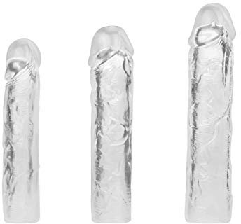 EIS Geaderte Penishülle | Realistisches Design | Ohne Weichmacher | Geaderte Oberfläche | 3 Stück | 16-19 cm