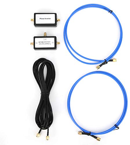 Antenne magnétique, Antennes à Boucle Passive Portables Antennes Radio Professionnelles Pratiques à Faible Perte Réponse HF 10 kHz à 30 MHz 250 MW