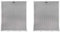 Marel Shop® - Filtri in Alluminio 2 PZ per Cappa Antigrasso Metallici 253 x 300 x 8 mm compatibili con Faber Franke per Modelli: GALAXA90 - STILO/SPXA60 - STILO/SPEV8XA90 - GEMMAPBXA90