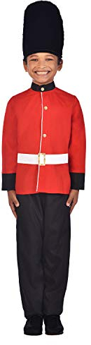 amscan (PKT (9909017) Königliche Garde Kostüm und Hut für Kinder (8–10 Jahre)