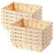 10 pcs Natural Bamboo Basket Gift Hampers Retail Display Home Organizer (Large)
