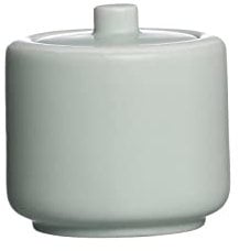 Ritzenhoff & Breker Zuckerdose Jasper, Mint, ø 8,5 cm, Dose für Kaffee & Kuchen aus Steinzeug, Gewürzbehälter mit Deckel, Mattglasur & Soft-Touch-Haptik