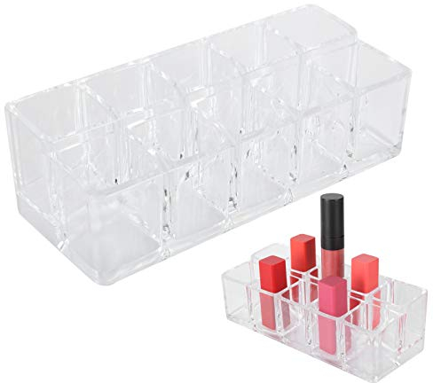 HURRISE Klarer Acryl-Lippenstift-Organizer, Lippenstifthalter Aus Klarem Acryl Kosmetik-Display-Rack-Ständer Acryl Kosmetik-Make-Up-Organizer Makeup For Make-Up Taschen & Etuis