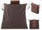 Bolsa de Forraje de Lona Encerada para Senderismo, Bolsa de Bushcraft Plegable, Bolsa de Recolección de Frutas con Cordón y Hebilla para Viajar, Acampar, Escalar y Pescar, Marrón