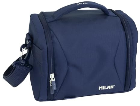MILAN 08808SNCB Bolsa ISOTÉRMICA Porta Alimentos Gran Capacidad (5L) Serie 1918, Azul Marino, Multicolor