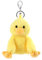 Apricot Lamb–Süßer gefüllter Ente Schlüsselanhänger 15 cm – Ente Kuscheltieranhänger mit Schlüsselring für Schlüsselband, Schlüsselbund & Schlüsselhalter–für Kinder–Schultütenanhänger(gelb)