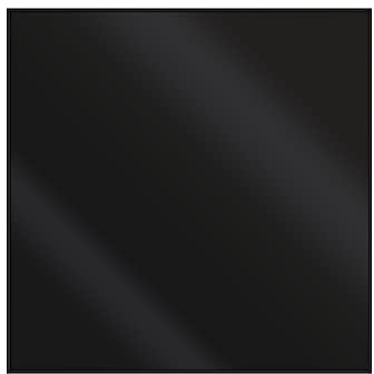 LANZZAS Bodenplatte Quadrat - 1100 x 1100 mm - Farbe; schwarz | Funkenschutzplatte Metall