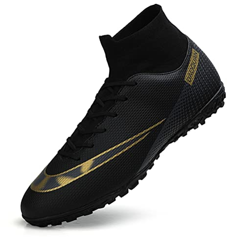 IFIKK Unisex Fußballschuhe High Top Jugend Trainingsschuhe Professionelle Outdoor Herren