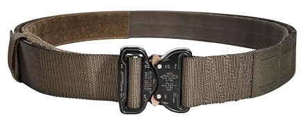 Tasmanian Tiger TT Modular Belt Set Flacher 43mm Cobra Koppel Ausrüstungs- und Dienst-Gürtel mit Laser Cut Molle inkl. Innengürtel