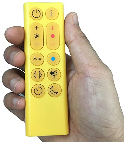 Replacement Remote Control Compatible for HP06 HP09 Dyson Pure Hot + Cool Purifying Fan Air Purifier/Heater (Yellow)