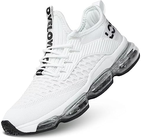 Mens Trainers Air Cushion Running Fashion Shoes Casual Breathable Walking Tennis Gym Athletic Sports Sneakers Zapatos