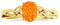 Personalisieren Sie Dainty Bff Triquetra Keltischen Liebesknoten Oval Mexikanischen Orange Erstellt Opal Ring Versprechen Für Jugendlich Für Frauen .925 Sterlingsilber Anpassbar