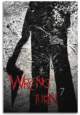 VZRSQZK Movie Wrong Turn 7 Poster, dekoratives Gemälde, Leinwand-Wandposter und Kunstdruck, modernes Familienschlafzimmer-Dekor-Poster, 40 x 60 cm