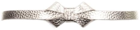 Vanzetti 15mm Metallic Bow Belt W80 Platinum