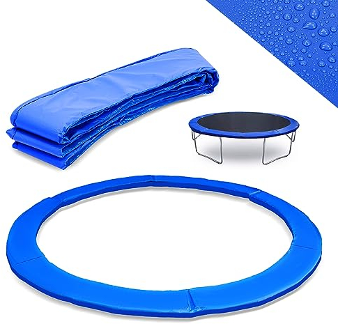 Trintion Trampolin Randabdeckung Ø 305 cm - Reißfest & UV-resistent EPE-Schaumstoff, Ersatz Federabdeckung Randschutz Rahmenpolster für Gartentrampoline Blau