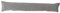 Classic Home Store Soft Silver Fleece Draught Excluder Extra Long Wide Door Window Draft Stopper (4ft)