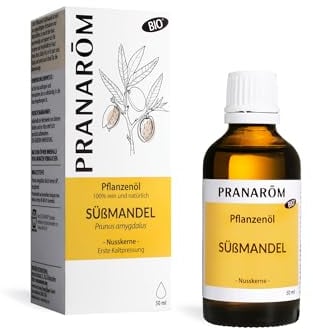 Pranarom - Süßmandel - Pflanzenöl - Bio - Gesichts- & Körperpflege - Weiche & beruhigte Haut - 50ml