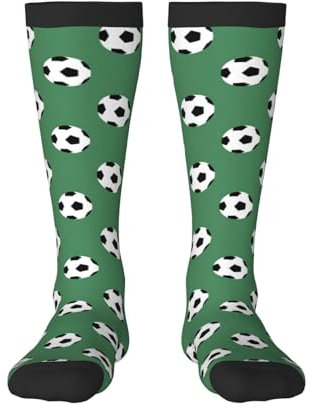 MCosu Lustige Fußballsocken für Damen und Herren, lustige Freizeitsocken, warme Wintersocken, 2 Schwarz, 1, Einheitsgr��e