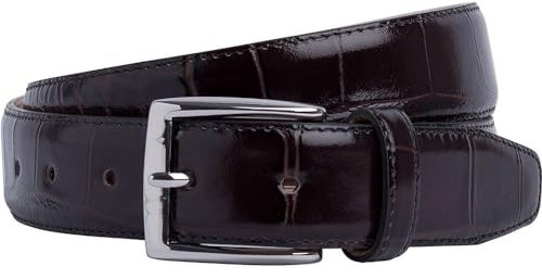 Hackett London Herren Croc Nicole Gürtel, Braun (Brown), 38 cm