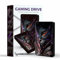 SUHSAI Disco Rigido Esterno da 500 GB Disco Rigido da Gioco Portatile Disco Rigido Esterno Backup USB3.0 Disco di archiviazione Dati Disco Rigido Stampato Ninja Cat Compatibile con Mac Desktop PS4 PS5