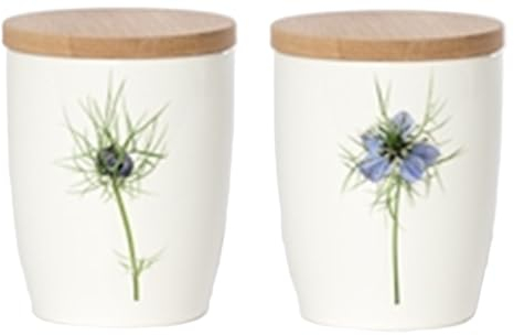 Simply Flowers - 13 - Kaffeetasse, Mit Fotomotiv: Jungfrau im Grünen, Deckel mit Aromaverschluß, Porzellan, 240ml, H: 9cm, D: 7,5cm