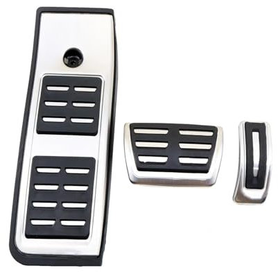 BEPHON Pedal-Set, Auto-Pedal-Pads für Au&di A4 B9 A5 2018 2019 2020 2021, rutschfeste Fußstütze, Gas-Kraftstoffbremse, AT-Pedal-Zubehör, Abdeckung