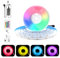 24V 10M WiFi COB Led RGB LED Streifen, COB Led Strip RGB Dimmbar mit Fernbedienung und Netzteil, Led Lichtleiste COB RGB Led Lichtleiste, 576LEDs/M, APP Steuerbar, Kompatibel mit Alexa Google Home