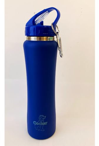 Cocker - Botella Térmica - 550ml. - Termo de Agua - Botella de Agua Acero Inoxidable - Trekking - Fitness - Gimnasio - Deporte - Camping - Oficina - Aire Libre - Color Azul mate.